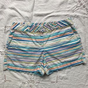 Multi Watercolor Ann Taylor LOFT Original Shorts